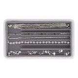 Stax - Bandeja Organizadora De Collares, Color Gris Perla, 1