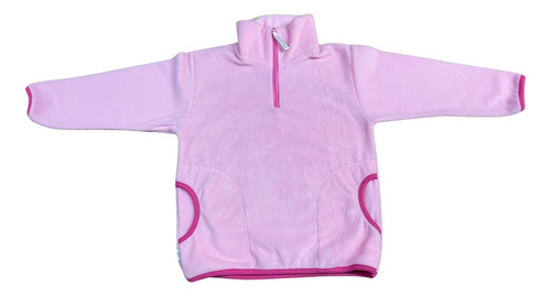 Buzo Micro Polar De Niño Cuello Polo Del Talle 4 Al 16