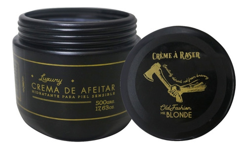 Crema Para Afeitar Profesional Mr Blonde 500gr Barberia 