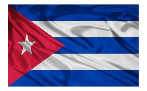 Bandera Cuba 1.50x90cm Exterior Grande