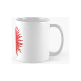 Taza Gerbera Roja Calidad Premium