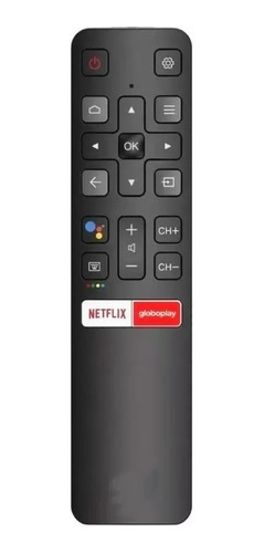 Controle Remoto Tv Tcl Smart Rc802v 55p8m Netflix Globoplay