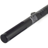 Microfone Direcional Shotgun Ht 81 Yoga Cor Preto