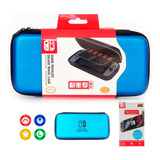 Case Nintendo Switch C/ Película E 4 Grips P/ Analógico