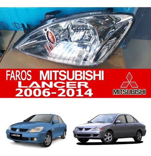 Faro Izquierdo Mitsubishi Lancer Touring Glx 2006-2013  Foto 2