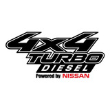 Stickers 4x4 Turbo Diesel Nissan