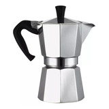 Cafetera Italiana Para 6 Tazas Aluminio Cafe Desayuno