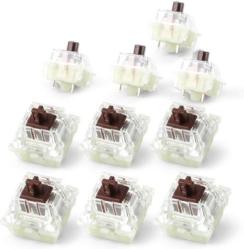 Keycap Cherry Mx Switches (10 Unidades, Brown, 3 Pin)