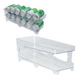 Organizador Geladeira Porta 12 Latas Dispenser Suporte 