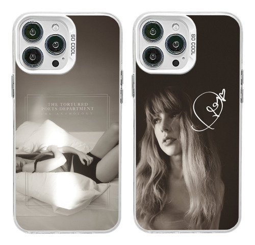 2pcs Ttpd Swiftie Taylor Swift Funda Para iPhone Case Imdw18