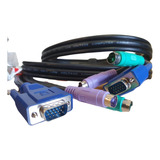 Cable Extensor Kvm 1.80 Metros Vga / Ps2 Macho