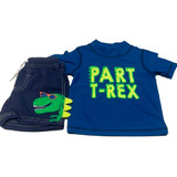 Traje De Baño Carters - 9m - Carter's T-rex Rashguard Set