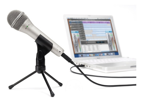 Microfono Usb Samson Q1 Tripode Podcast Streaming Grabacion