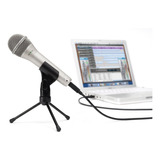 Microfono Usb Samson Q1 Tripode Podcast Streaming Grabacion