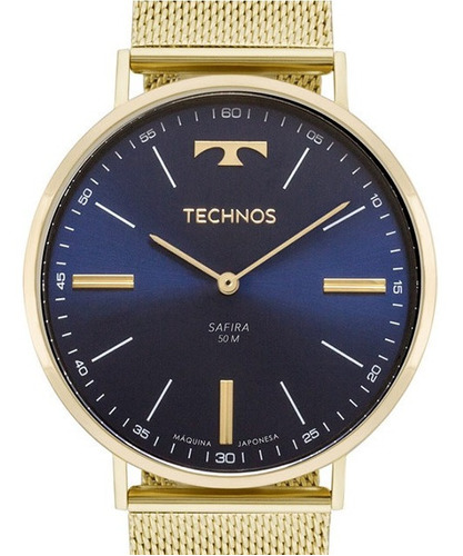 Relógio Technos Unissex Slim Dourado 2025ltk/4a 2025ltks/4a