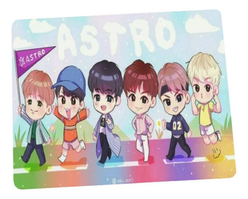 Mouse Pad Astro Kpop Tapete Ratón Eunwoo Mj Aroha Lindo