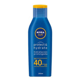 Nivea Protector Solar Protect & Hydrate Fps 40 200ml