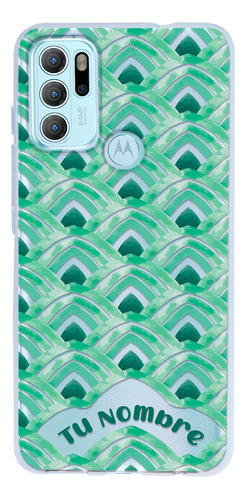 Funda Para Motorola Mujer Acuarela Nombre