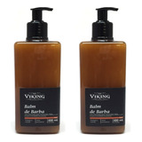 Combo 2 Balm De Barba 500ml Profissional Linha Terra Viking