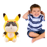 Picachu Peluche Gato Kawaii En Disfraz Regalos