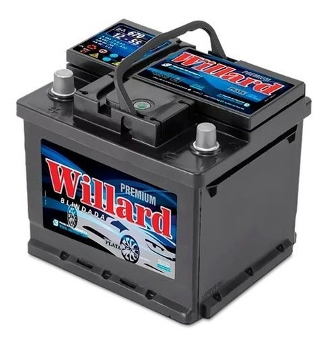 Bateria 12x55 Willard Ub670 Instalacion Gratis En Caba