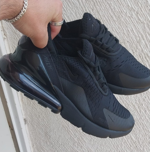 Tenis Air Max 270 Para Correr Negro 24mx