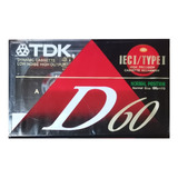 Cassette Virgen Tdk D60 Nuevos Y Sellados C/u