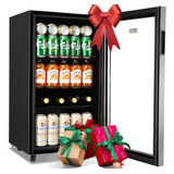 Refrigerador De Bebidas Con Puerta De Vidrio 125 Latas Ajust