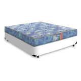 Cama Box Casal + Colchão De Espuma D20 - Gazin Supreme 138cm