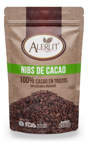 Nibs De Cacao | 200 G | Alerlit