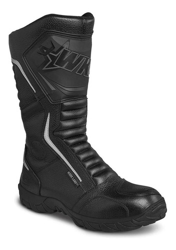 Botas Hombre Moto Biker Doble Proposito Workland 76227 Negro