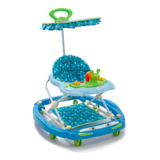 Andador Mecedor Bebe Altura Regulable Con Guiador 7018 Love Color Azul