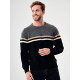 Pullover Sweater Combinado Hombre Mauro Sergio Maitei