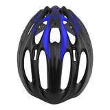 Casco Bicicleta Bmx Profesional Bks Mtb H350 Ruta Ciclismo Color Azul/negro Talla M