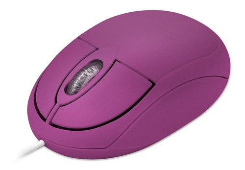 Mouse Optico Usb Classic Box Full Rosa 1200dpi