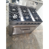 Cocina Industrial Eg Con 6 Hornallas Y Horno Pastelero