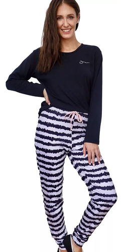 Pijama Jaia Irregular Lines Escote Redondo Talles Grandes