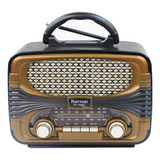 Reproductor Radio Retro Vintage Bluetooth Fm/am Usb/ E-shop