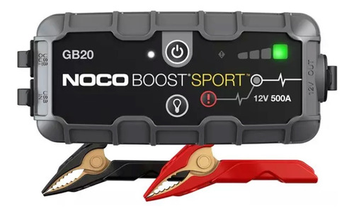 Jump Starter Auto Moto Usb Celu Compu Ion Litio Noco 500a