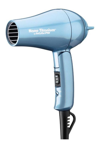 Mini Secadora  Babyliss De Nanotitanium Babnt053tes Color Azul