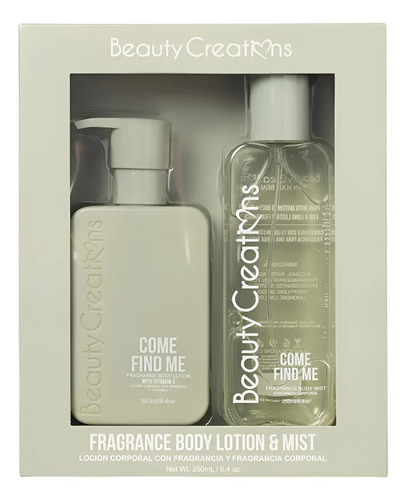 Set Crema & Mist Corporal Fragancia Vit E Beauty Creations® | Meses sin interés