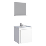 Mueble Para Baño Kit En Madera Onix Blanco 102434