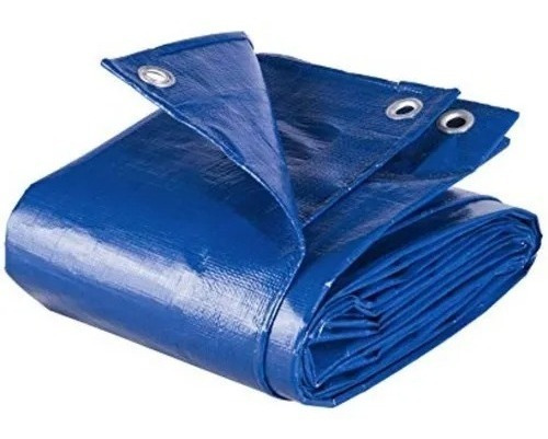 Lona Cobertor Impermeable 5x6 M C/ojales Rafia Laminada