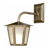 Arandela Colonial Sextavada Ideal, Lustre Externo Ouro Velho