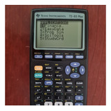 Calculadora  Graficadora Ti-83plus, Programable