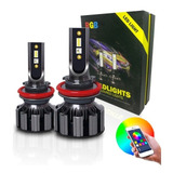 Kit Led Cree Rgb App Bluetooth H7 H1 H3 H11 Maxima Calidad  