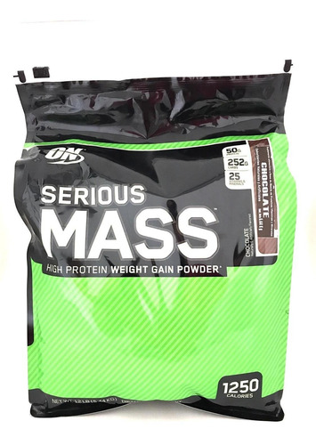 Serious Mass 12 Lbs Sabor Chocolate Optimum Nutrition.