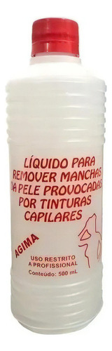 Removedor Tira Manchas De Tinturas Capilares Agima 500ml 