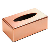 Caja Dispensadora De Caja De Pañuelos De Oro Rosa Paraguas