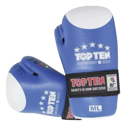 Guantes Top Ten Superfight 3000 Taekwondo Segunda Seleccion